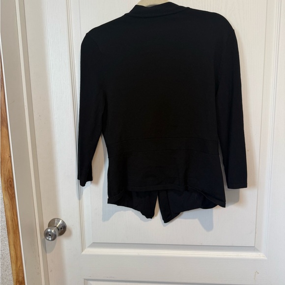 White House Black Market Classic Black Cardigan - Picture 4 of 5